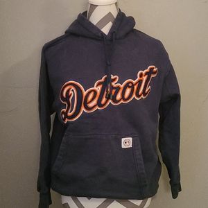 Detroit Tigers hooded sweatshirt, size small.